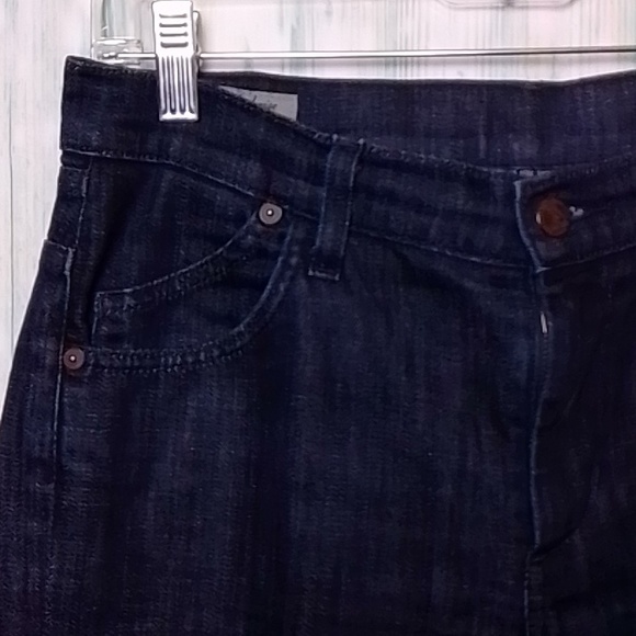 Citizens of Humanity High Rise Wide Leg Hutton Stretch Size 28 Dark Blue - Picture 3 of 9